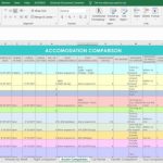 Planning spreadsheets planner organize spreadsheet accommodation bookings accomodation use parking